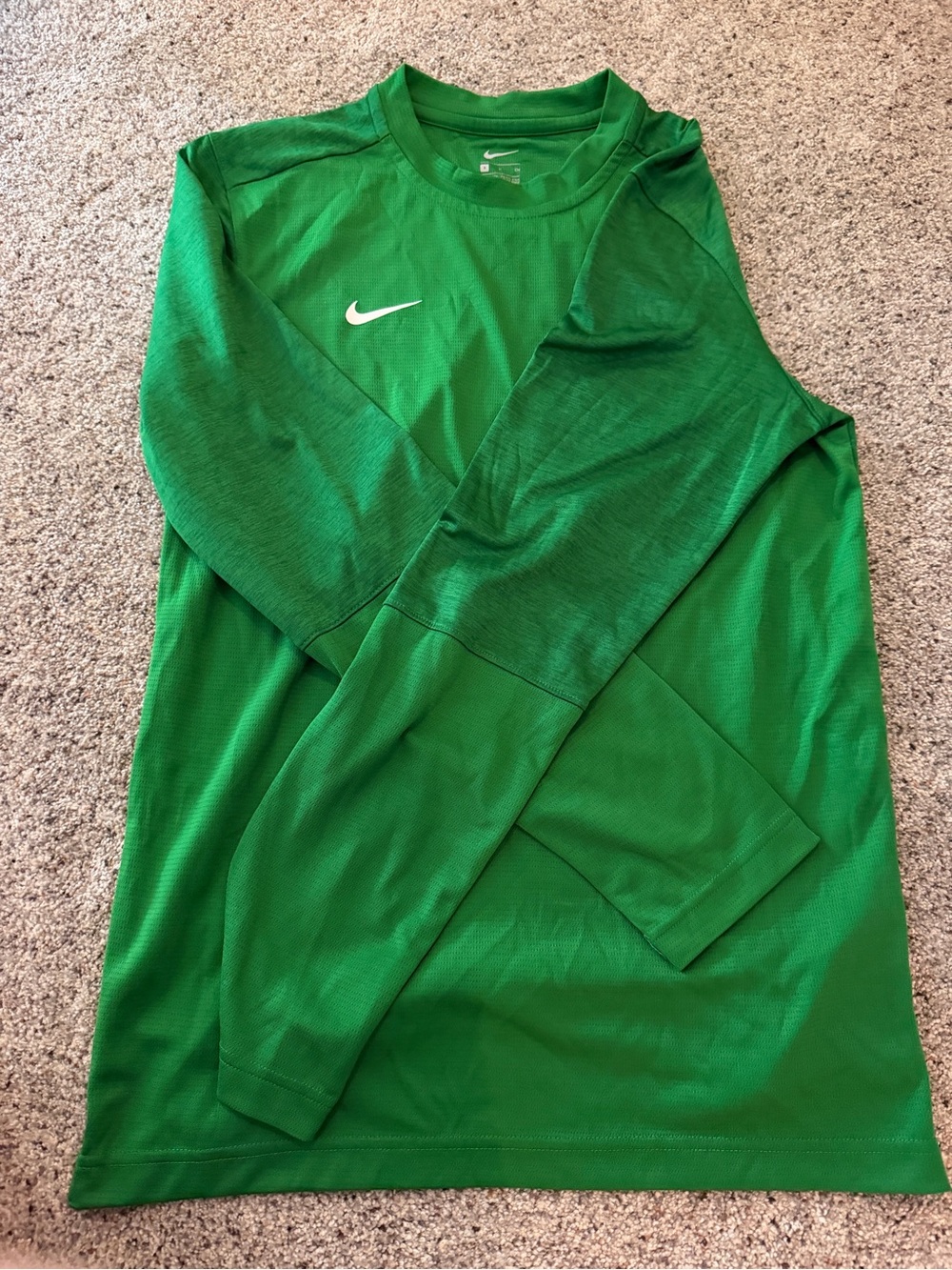 Nike Green Performance Crew Shirt